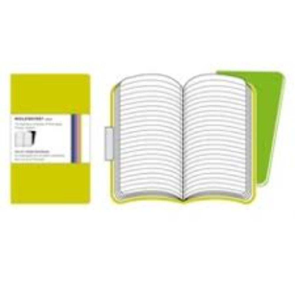 Moleskine Volant Ruled Pocket Notebook Set of 2 Light Green Secondary image
