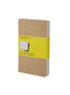 Moleskine Cashier Squared Pocket Size Set of 3 kraft Brown - Al Masam Stationery LLC