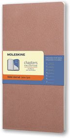 Moleskine Chapters Slim Large, Ruled, Old Rose, Soft Cover Journal - Al Masam Stationery LLC