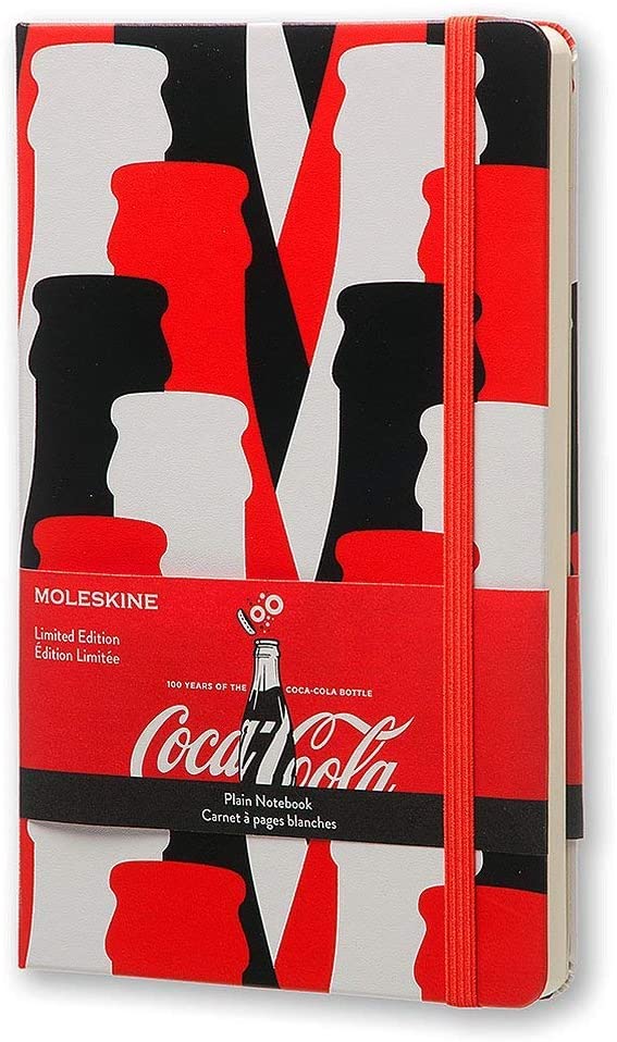 Moleskine Coca Cola Plain Notebook Limited Edition Hard Cover - Al Masam Stationery LLC Main image
