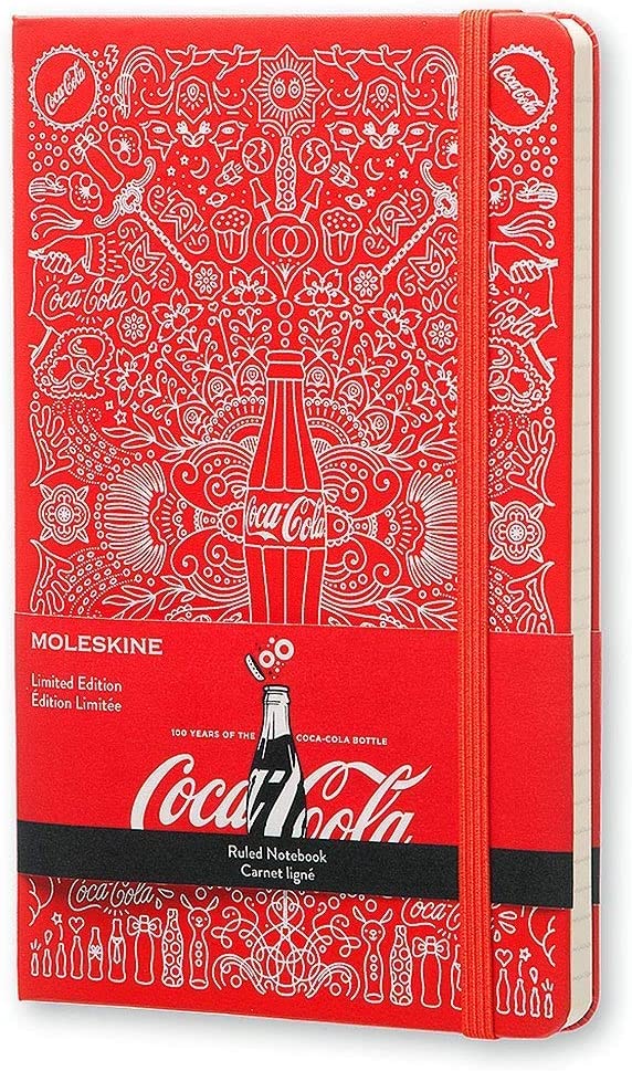 Moleskine Coca Cola Ruled Notebook Limited Edition Hard Cover - Al Masam Stationery LLC Main image