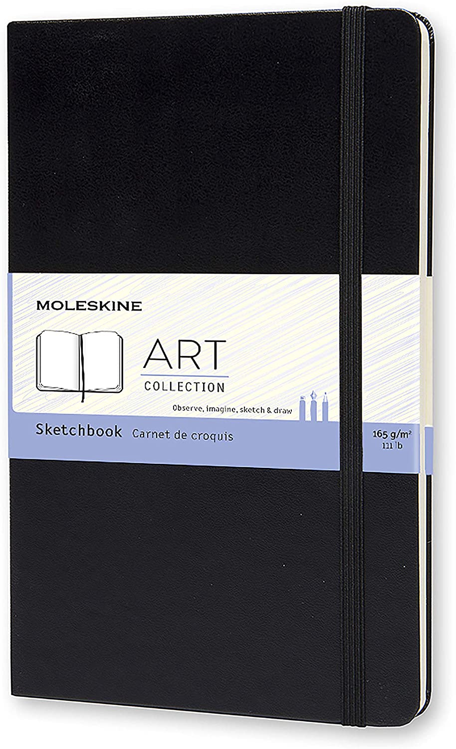 Moleskine Folio Sketchbook A4 Blank 165gsm  BF832EN - Al Masam Stationery LLC Main image