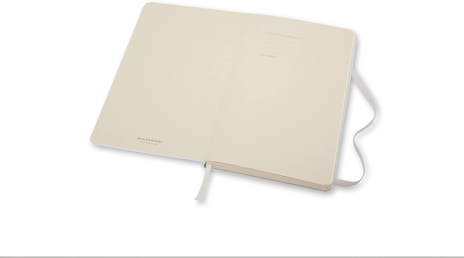 Moleskine Plain Notebook, Hard Cover Pocket White Secondary image