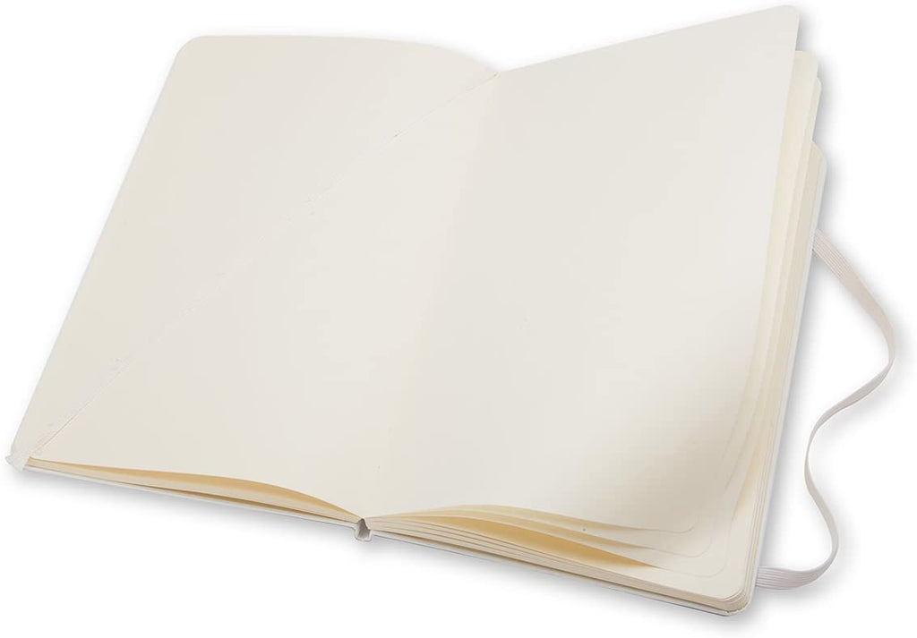 Moleskine Plain Notebook, Hard Cover Pocket White - Al Masam Stationery LLC