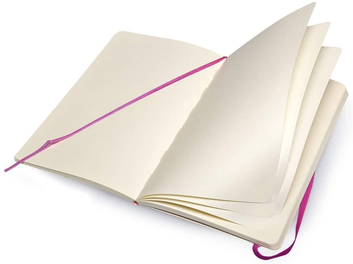 Moleskine Plain Soft Cover Notebook Large Size Purple Secondary image