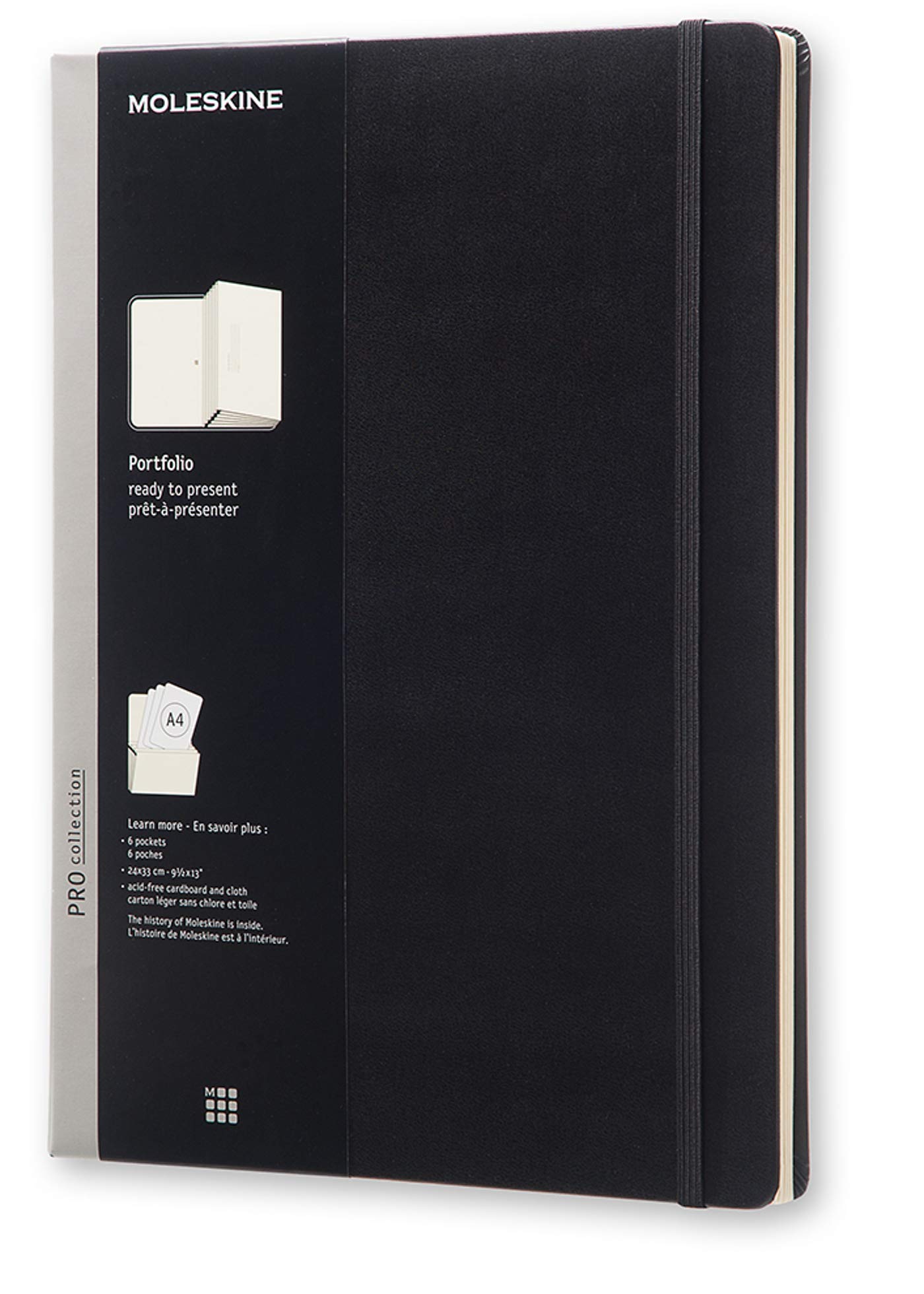 Moleskine Portfolio A4 Black - Al Masam Stationery LLC Main image