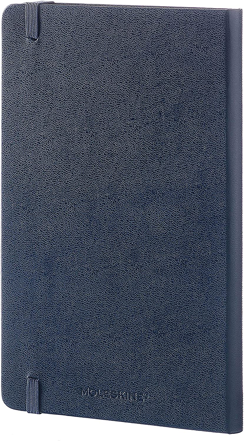 Moleskine Ruled Notebook Hard Cover A5 Sepphire Blue - Al Masam Stationery LLC Main image