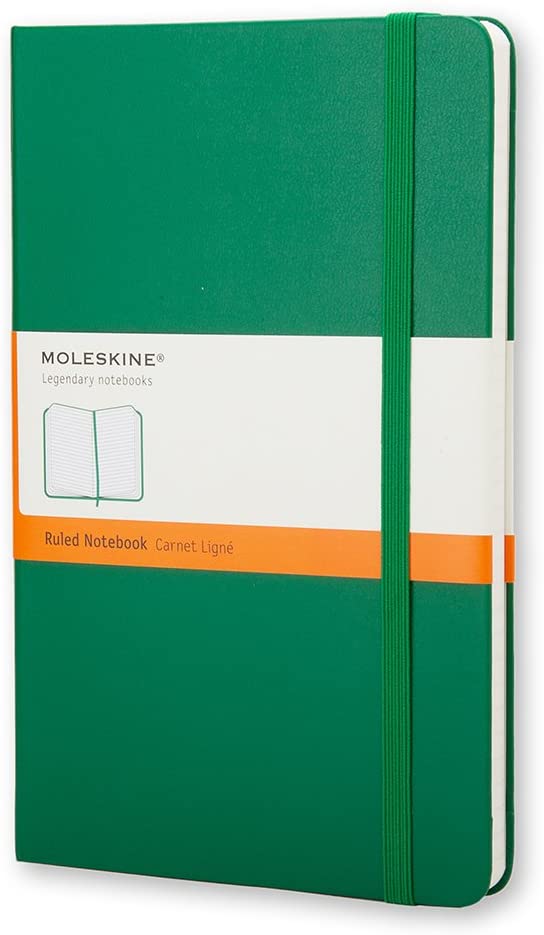 Moleskine Ruled Notebook Hard Cover Extra Large Oxide Green - Al Masam Stationery LLC Main image