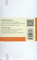 Moleskine Ruled Notebook Pocket Size White Hard Cover - Al Masam Stationery LLC
