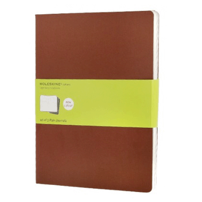Moleskine Set of 3 Cahier Pocket Plain Journal Extra Large CH123EN - Al Masam Stationery LLC Main image