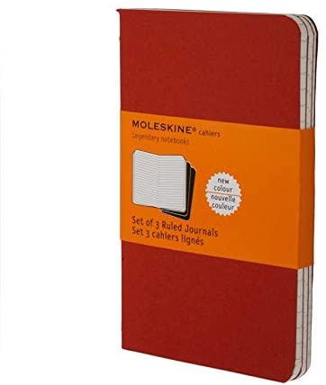 Moleskine Set of 3 Cahier Pocket Ruled Journal Large CH116EN - Al Masam Stationery LLC Main image