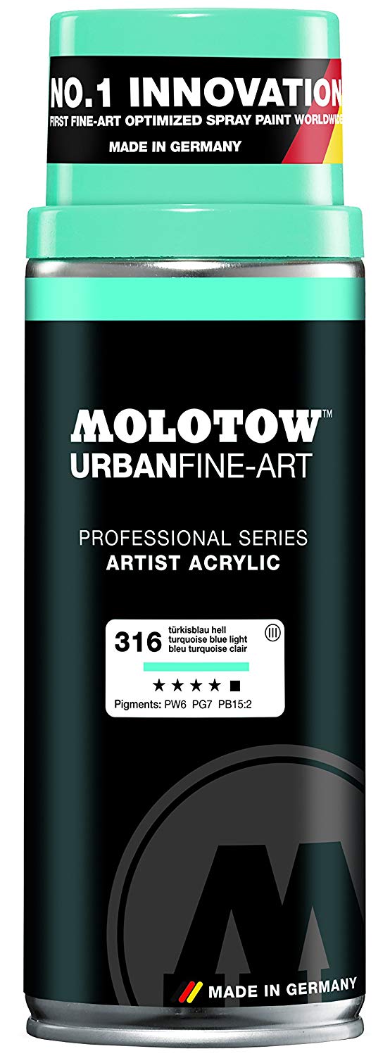 Professional Series Artist Acrylic (400Ml) Turquoise Blue Light - Al Masam Stationery LLC Main image