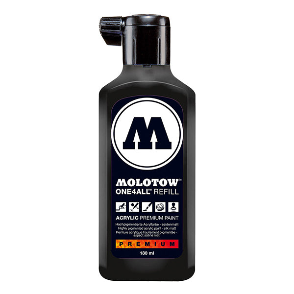 Grafx Aqua Ink Refill 180Ml Neon Black - Al Masam Stationery LLC Main image