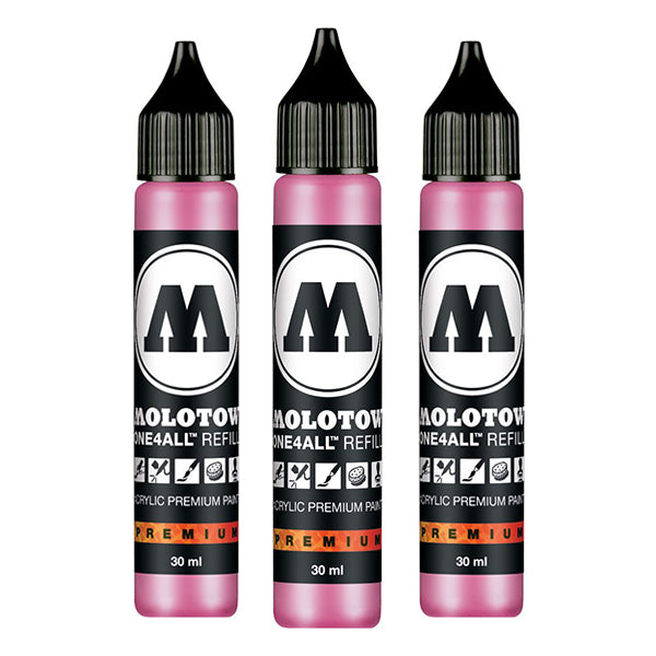 Grafx Aqua Ink Refill 30Ml Neon Pink - Al Masam Stationery LLC Main image