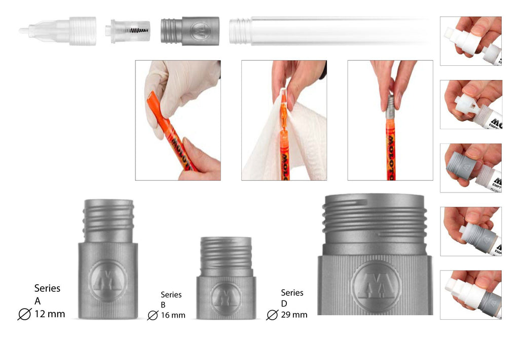 Molotow Refill Extension Series A 6 Stck - Al Masam Stationery LLC