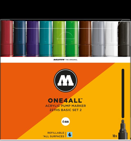 Molotow 227Hs Basic-Set 2 - 4Mm - Al Masam Stationery LLC Main image