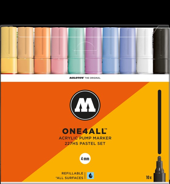 Molotow 227Hs Pastel-Set - 4Mm - Al Masam Stationery LLC Main image