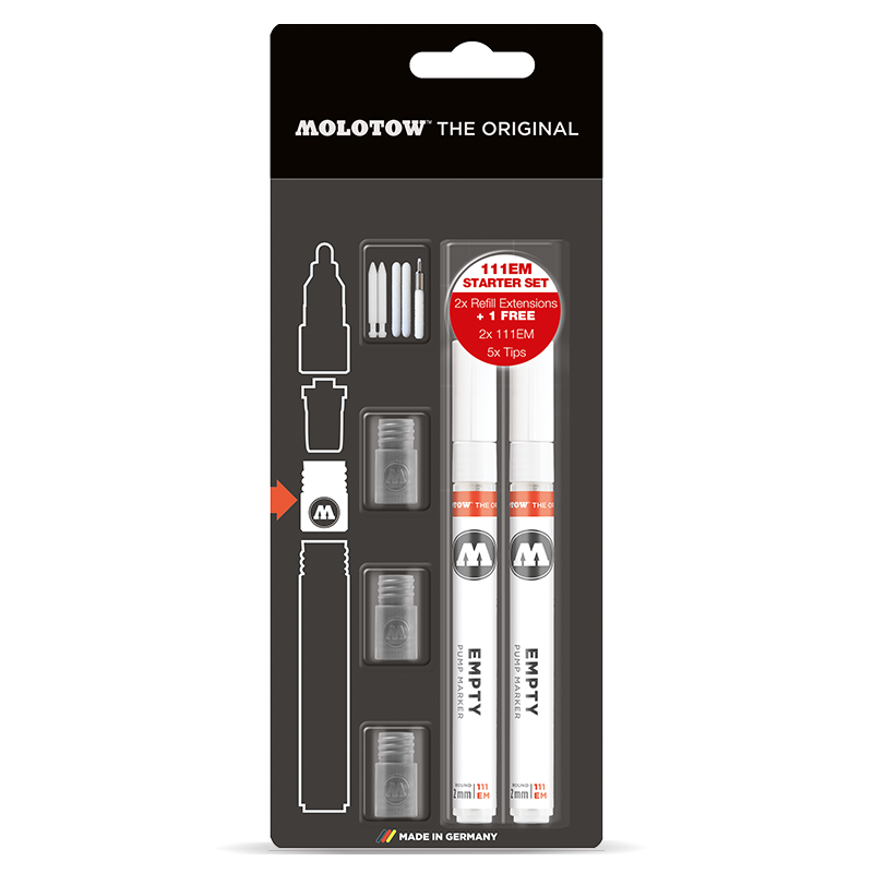 Molotow Refill Extension Starter Kit 111Em - Al Masam Stationery LLC