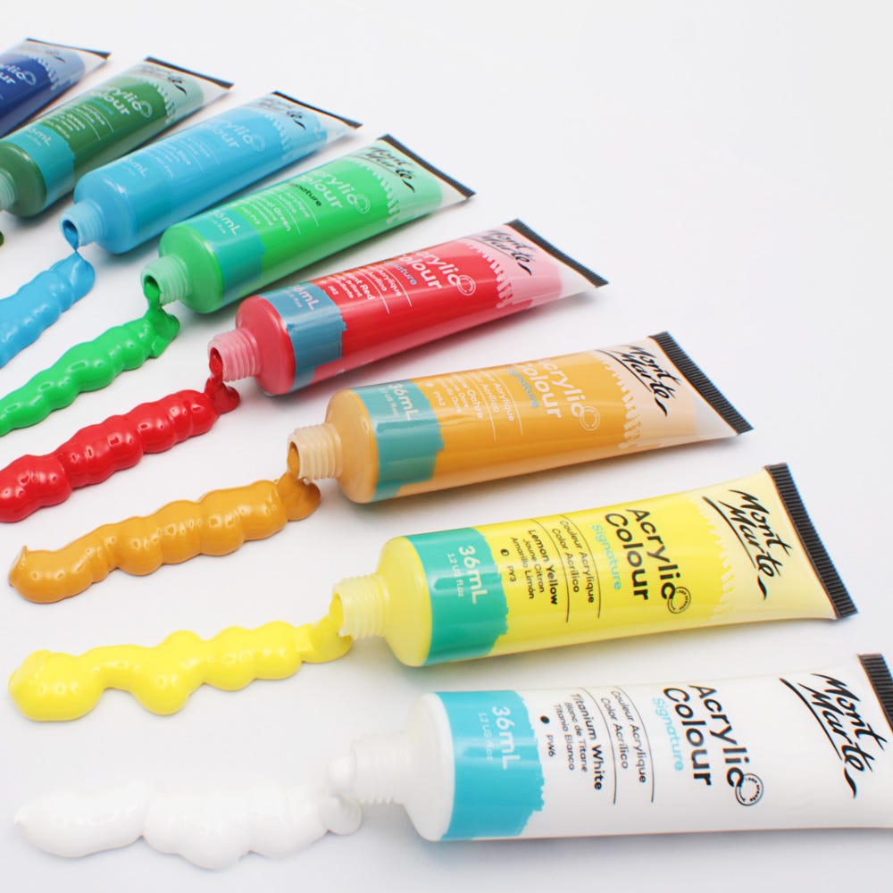Mont Marte Acrylic Paint Set 24pc x 36ml - Al Masam Stationery LLC - art & craft - art & craft