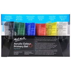 Mont Marte Acrylic Colour Paint Set 6pc x 50ml - Al Masam Stationery LLC