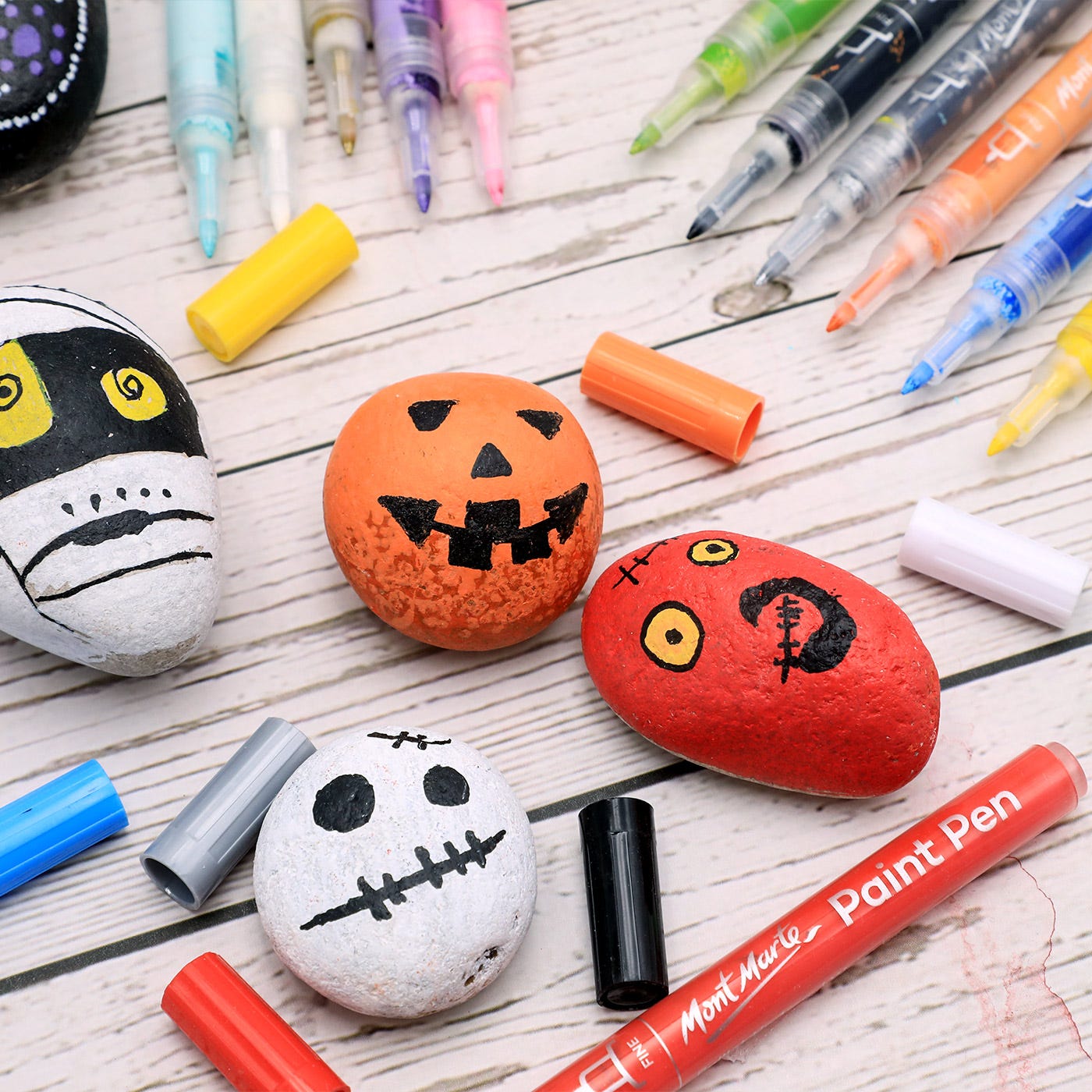 Mont Marte Acrylic Paint Pens Fine Tip 12pc - Al Masam Stationery LLC