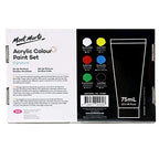 Mont Marte Acrylic Colour Paint Set 6pc x 75ml - Al Masam Stationery LLC