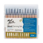 Mont Marte Wood Carving Set 12pc - Al Masam Stationery LLC