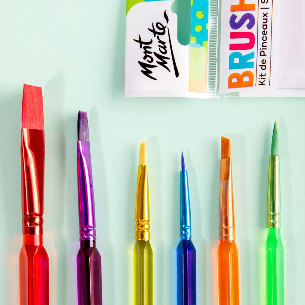 Mont Marte Brush Set 6pc - Al Masam Stationery LLC