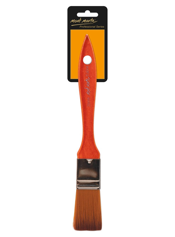 Mont Marte Artist Brush Taklon Flat Wide 25mm - Al Masam Stationery LLC Main image