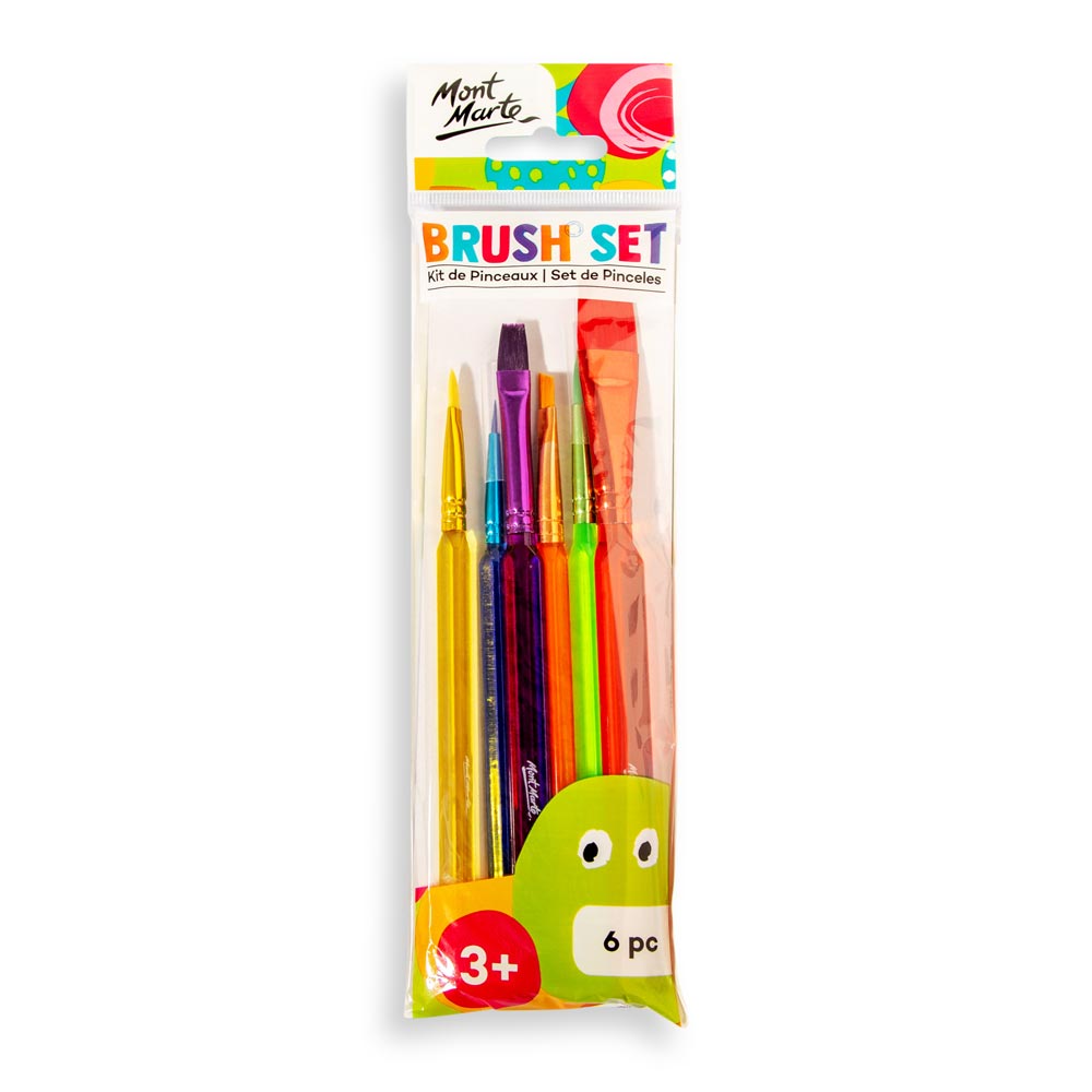 Mont Marte Brush Set 6pc - Al Masam Stationery LLC Main image