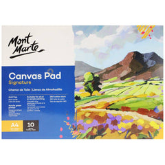 Mont Marte Canvas Pad 10 Sheet A4 - Al Masam Stationery LLC