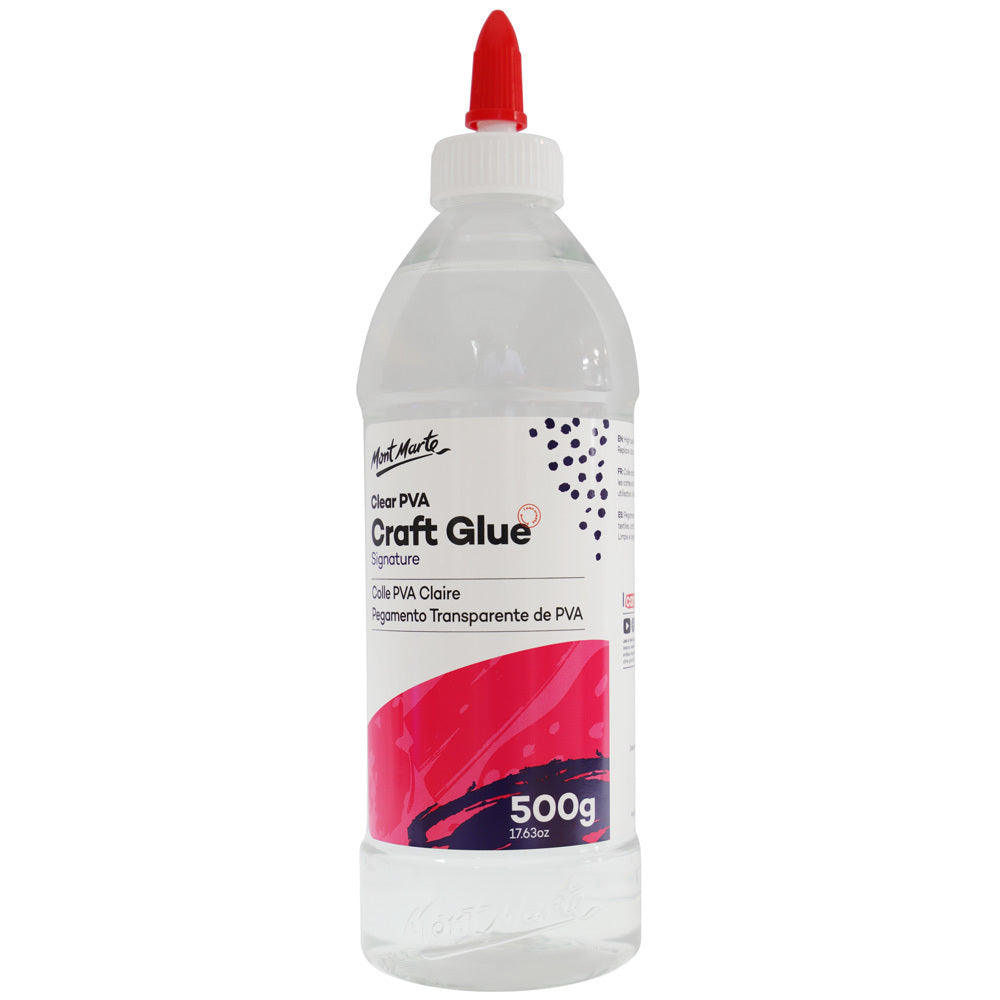 Mont Marte Clear PVA Craft Glue 500g - Al Masam Stationery LLC Main image