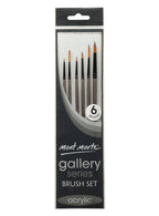 Mont Marte Gallery Series Brush Acrylic Set 6pcs - Al Masam Stationery LLC