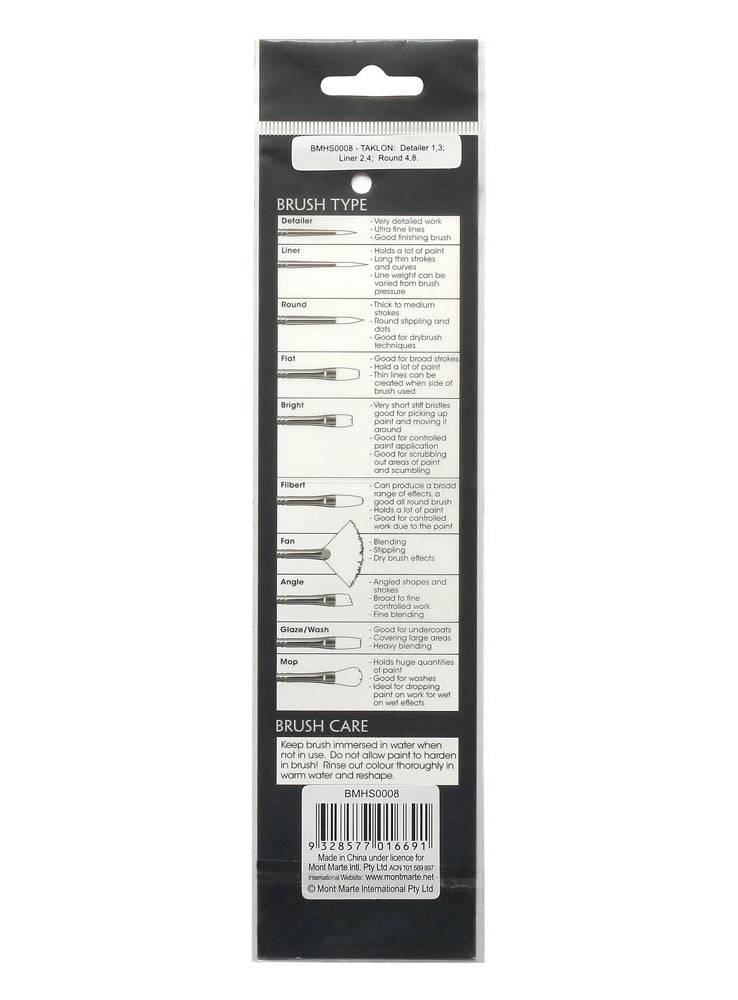 Mont Marte Gallery Series Brush Acrylic Set 6pcs - Al Masam Stationery LLC