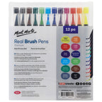 Mont Marte Real Brush Pens 12pc - Al Masam Stationery LLC