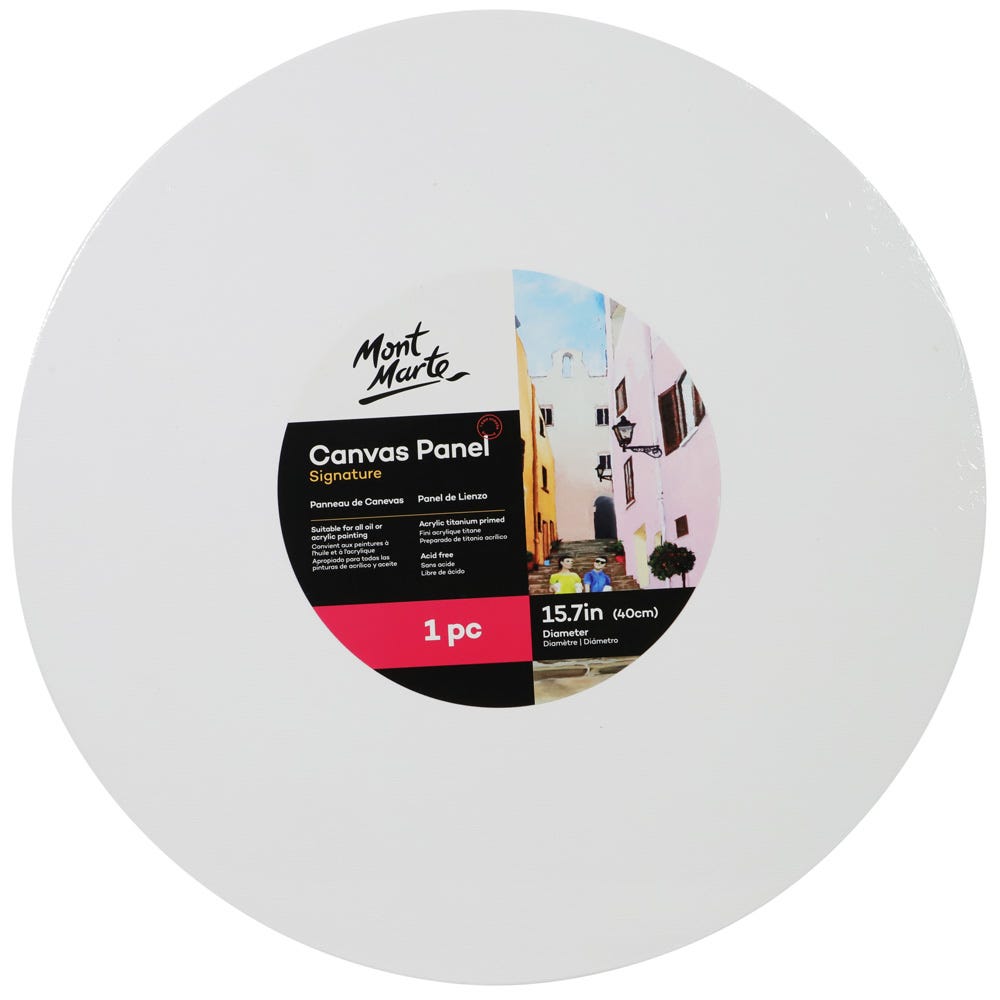 Mont marte Canvas Panel Round 40cm - Al Masam Stationery LLC