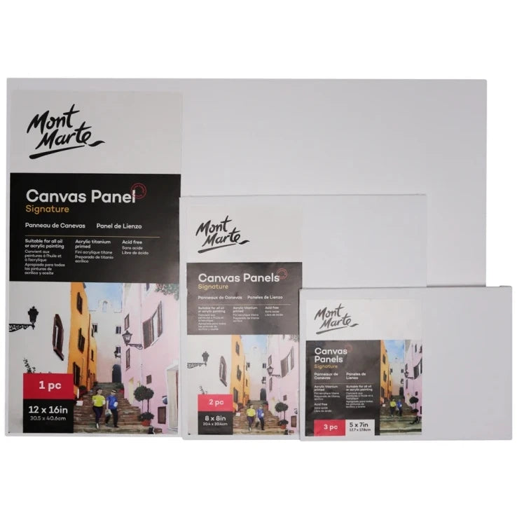 Mont Marte Canvas Panel 30.5x40.6cm - Al Masam Stationery LLC