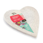 Mont Marte Colouring Canvas 30cm Heart 2 asstd - Al Masam Stationery LLC