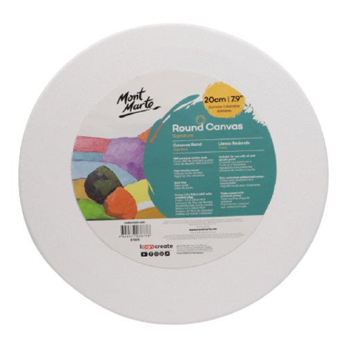 Mont Marte Signature Round Canvas 20cm - Al Masam Stationery LLC Main image