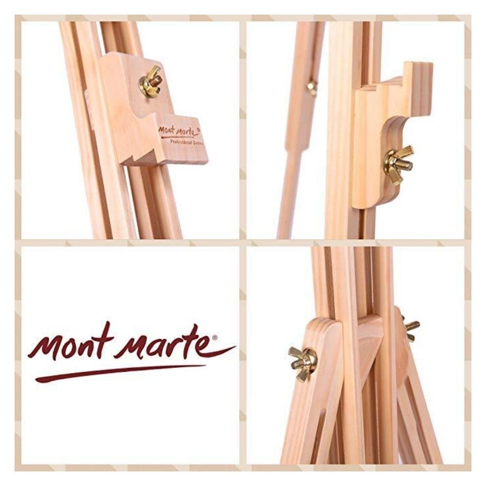 Mont Marte Tripod Easel - Pine Wood - Al Masam Stationery LLC
