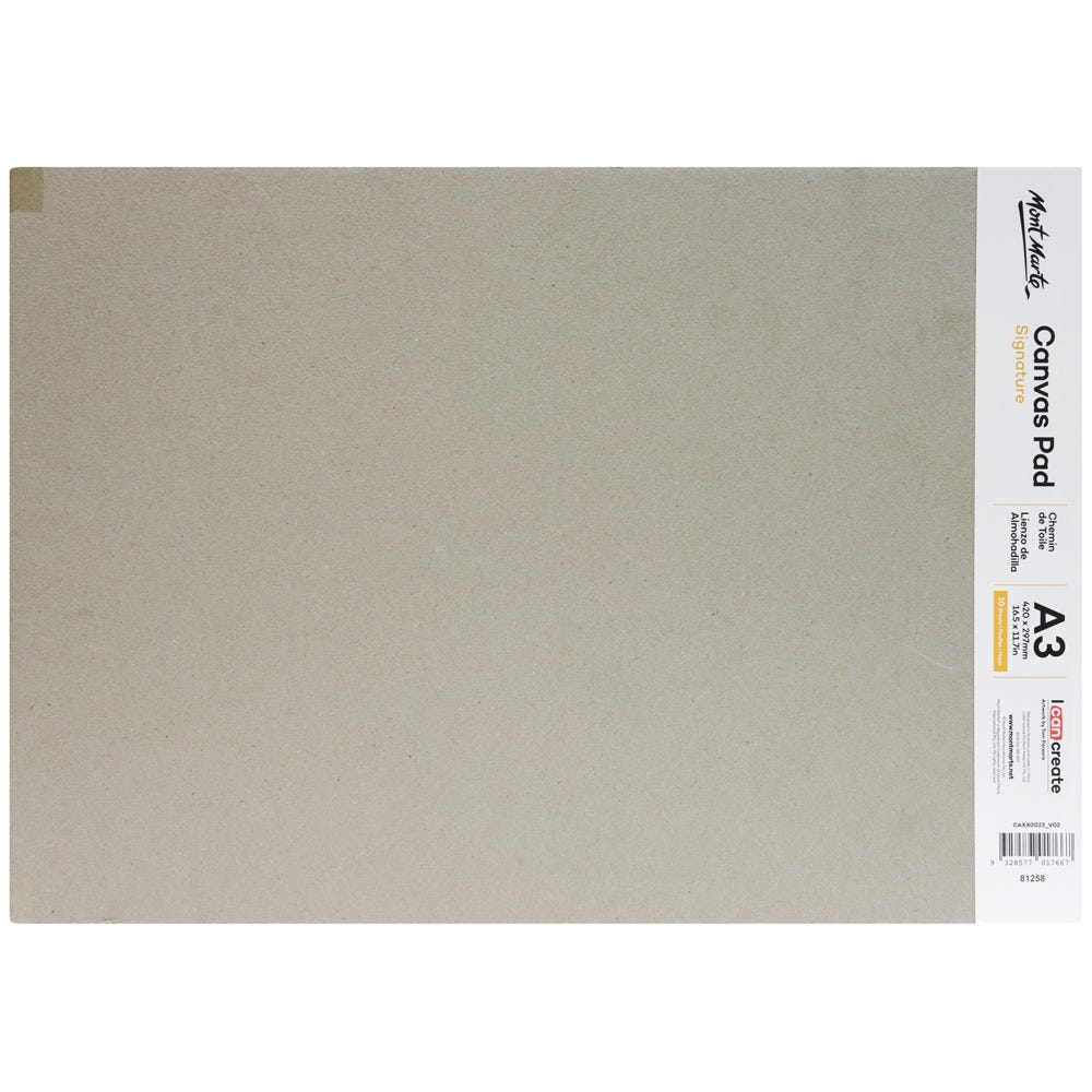 Mont Marte Canvas Pad 10 Sheet A3 - Al Masam Stationery LLC