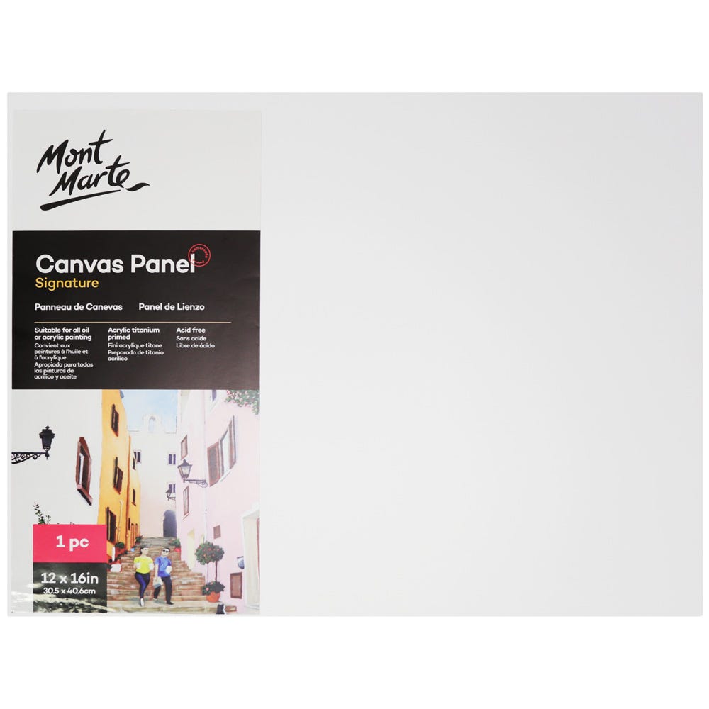Mont Marte Canvas Panel 30.5x40.6cm - Al Masam Stationery LLC Main image