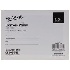 Mont Marte Canvas Panels Pack 3 12.7x17.8cm