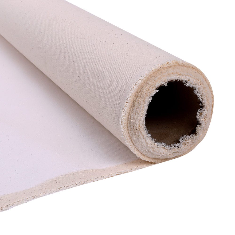 Mont Marte Primed Canvas Roll 380gsm 1.55m x 10m for Studio Painting & Custom Frames