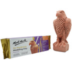 Mont Marte Air Hardening Modelling Clay in terracotta, 2kg, with smooth textured surface for sculpting and craft projects.