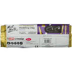 Mont Marte Air Hardening Modelling Clay in terracotta color, 2kg, showing smooth, pliable clay for sculpting and craft projects.