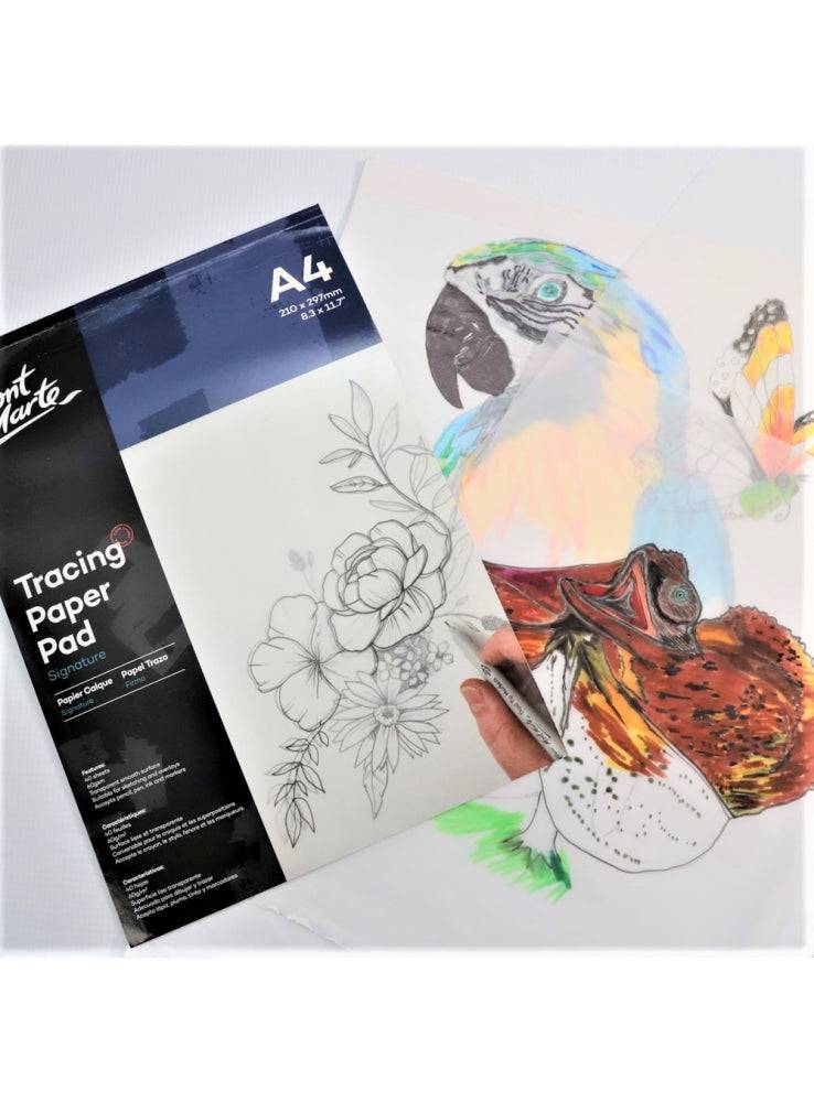 Mont Marte Signature Tracing Paper Pad 60gsm A4 - Al Masam Stationery LLC