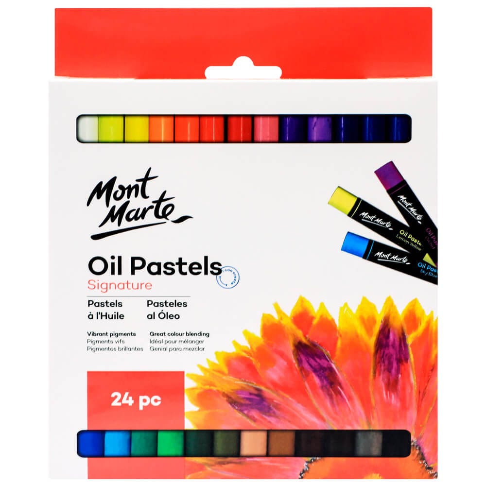 Mont Marte Oil Pastels 24pc - Al Masam Stationery LLC Main image