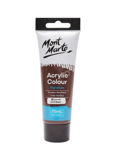 Acrylic Colour Paint Signature 75ml (2.5 US fl.oz) - Burnt Umber - Al Masam Stationery LLC Main image