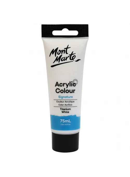 Acrylic Colour Paint Signature 75ml (2.5 US fl.oz) - Titanium White - Al Masam Stationery LLC Main image
